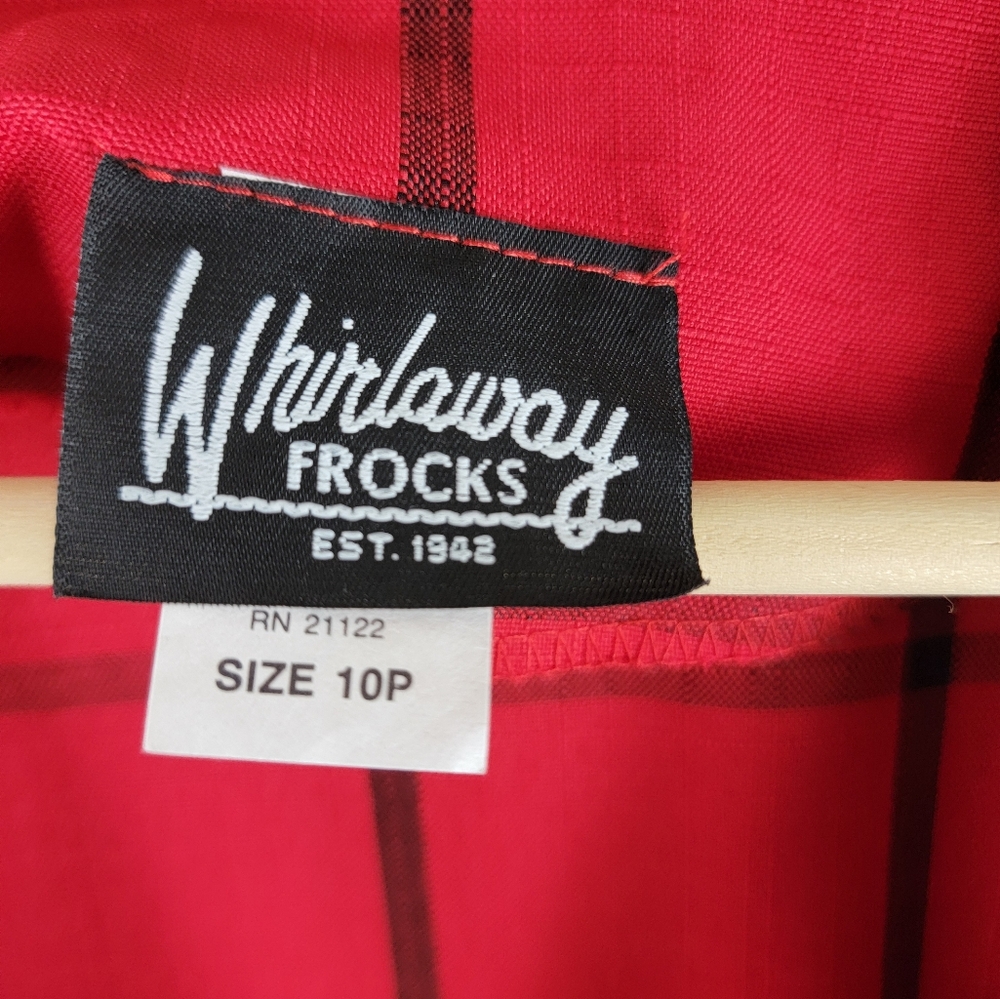Vintage Whirlaway Frocks Open Plaid Blazer Women's Size 10P USA Made NWT - Picture 6 of 16